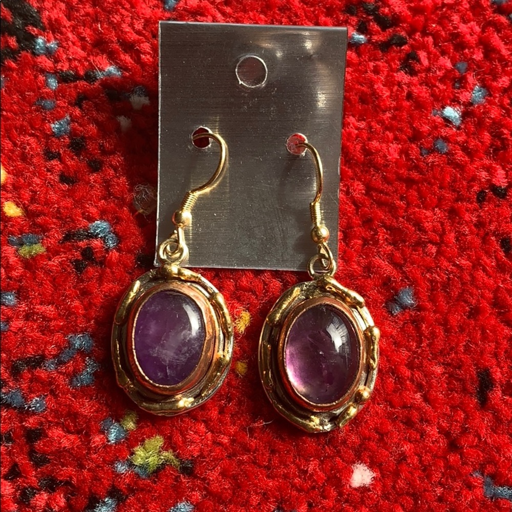 Amethyst earrings